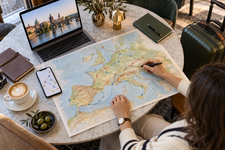 Advanced European City Planning for Smarter Multi-Destination Journeys